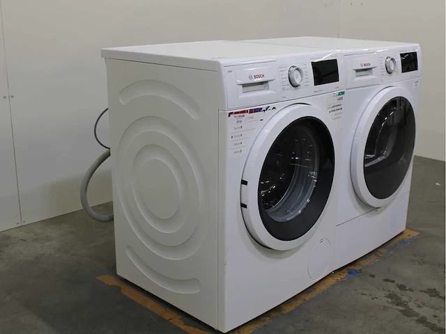 Bosch serie|6 i-dos ecosilence drive wasmachine & bosch serie|6 selfcleaning condenser wasdroger - afbeelding 4 van  8