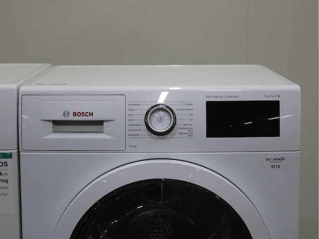 Bosch serie|6 i-dos ecosilence drive wasmachine & bosch serie|6 selfcleaning condenser wasdroger - afbeelding 6 van  8