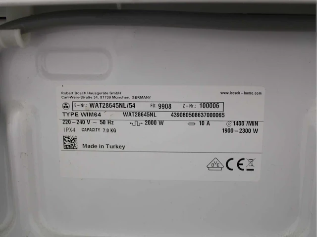 Bosch serie|6 i-dos ecosilence drive wasmachine & bosch serie|6 selfcleaning condenser wasdroger - afbeelding 5 van  8