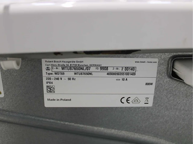 Bosch serie|6 i-dos ecosilence drive wasmachine & bosch serie|6 selfcleaning condenser wasdroger - afbeelding 8 van  8