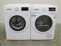 Bosch serie|6 i-dos ecosilence drive wasmachine & bosch serie|6 selfcleaning condenser wasdroger - afbeelding 1 van  7