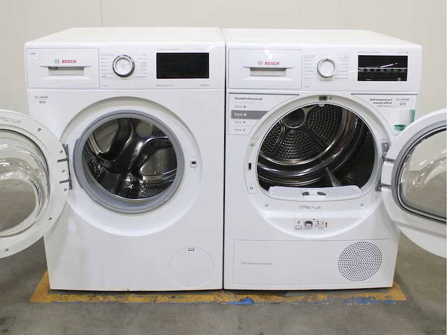 Bosch serie|6 i-dos ecosilence drive wasmachine & bosch serie|6 selfcleaning condenser wasdroger - afbeelding 2 van  7