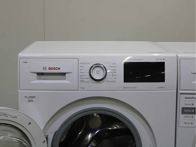 Bosch serie|6 i-dos ecosilence drive wasmachine & bosch serie|6 selfcleaning condenser wasdroger - afbeelding 3 van  7