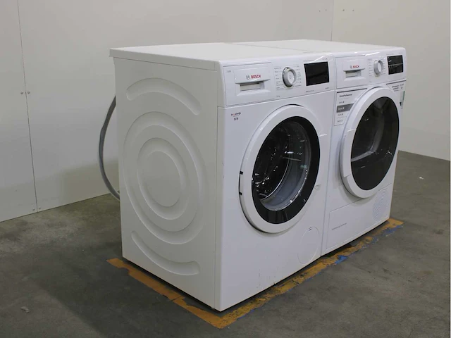 Bosch serie|6 i-dos ecosilence drive wasmachine & bosch serie|6 selfcleaning condenser wasdroger - afbeelding 4 van  7