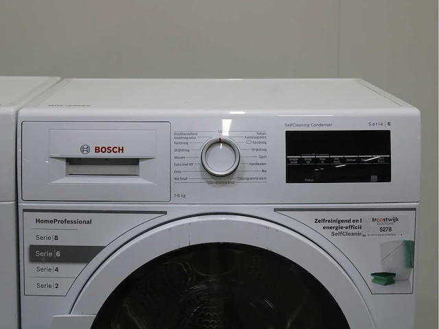 Bosch serie|6 i-dos ecosilence drive wasmachine & bosch serie|6 selfcleaning condenser wasdroger - afbeelding 6 van  7