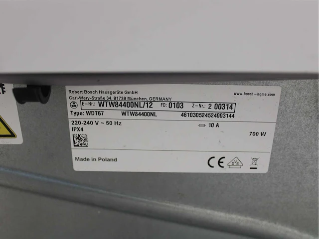Bosch serie|6 i-dos ecosilence drive wasmachine & bosch serie|6 selfcleaning condenser wasdroger - afbeelding 8 van  8