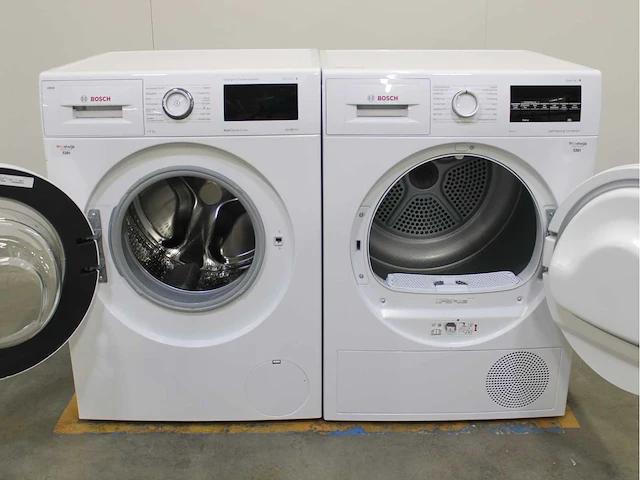 Bosch serie|6 i-dos ecosilence drive wasmachine & bosch serie|6 selfcleaning condenser wasdroger - afbeelding 2 van  8