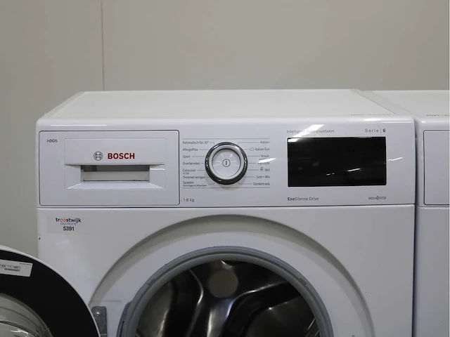 Bosch serie|6 i-dos ecosilence drive wasmachine & bosch serie|6 selfcleaning condenser wasdroger - afbeelding 3 van  8
