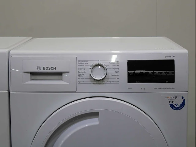 Bosch serie|6 i-dos ecosilence drive wasmachine & bosch serie|6 selfcleaning condenser wasdroger - afbeelding 6 van  8