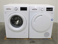 Bosch serie|6 i-dos ecosilence drive wasmachine & bosch serie|6 selfcleaning condenser wasdroger - afbeelding 1 van  8
