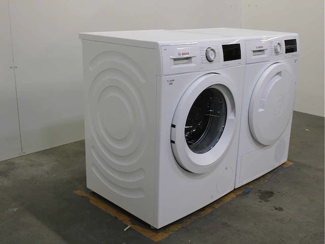 Bosch serie|6 i-dos ecosilence drive wasmachine & bosch serie|6 selfcleaning condenser wasdroger - afbeelding 4 van  8