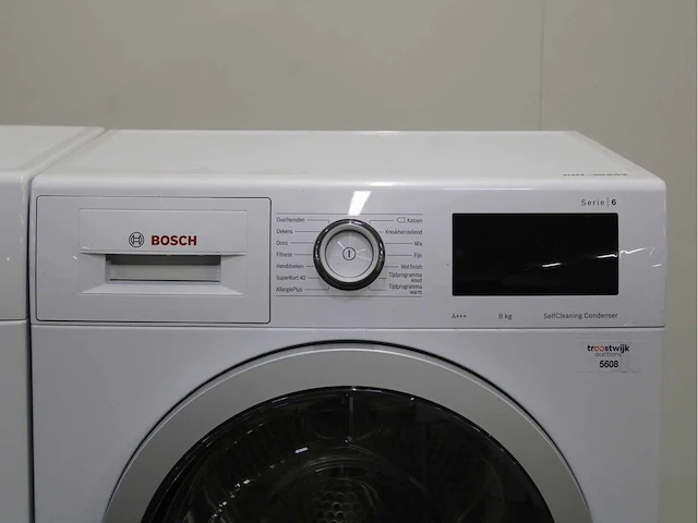 Bosch serie|6 i-dos ecosilence drive wasmachine & bosch serie|6 selfcleaning condenser wasdroger - afbeelding 6 van  8