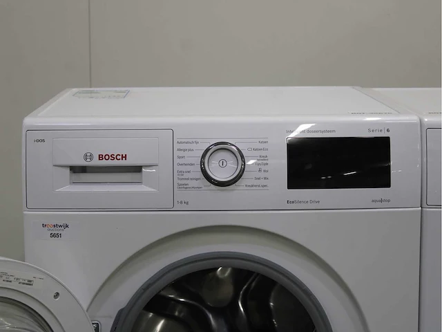 Bosch serie|6 i-dos ecosilence drive wasmachine & bosch serie|6 selfcleaning condenser wasdroger - afbeelding 3 van  8
