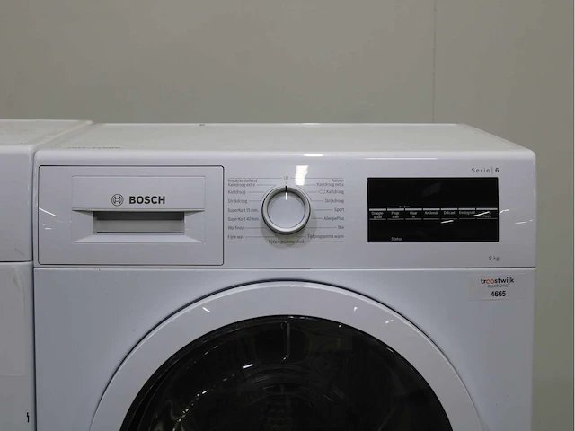 Bosch serie|6 i-dos ecosilence drive wasmachine & bosch serie|6 wasdroger - afbeelding 6 van  8