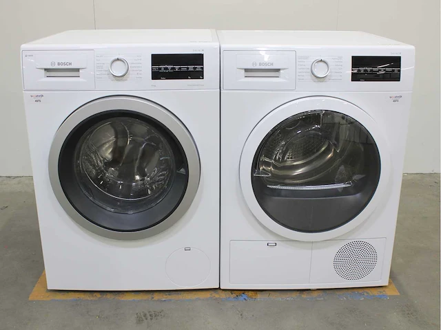 Bosch serie|6 i-dos ecosilence drive wasmachine & bosch serie|6 wasdroger - afbeelding 1 van  8