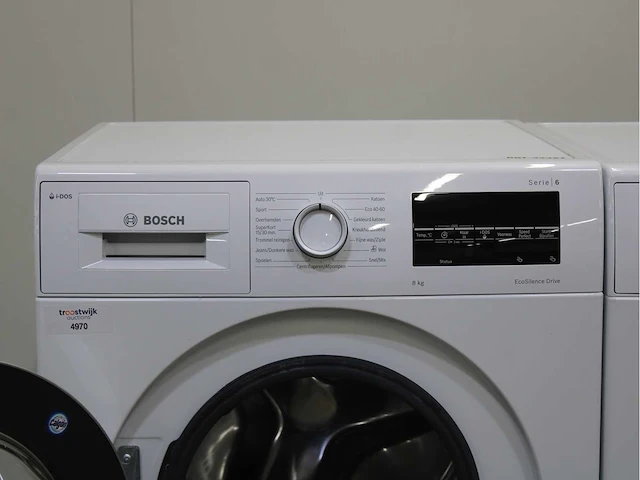 Bosch serie|6 i-dos ecosilence drive wasmachine & bosch serie|6 wasdroger - afbeelding 3 van  8