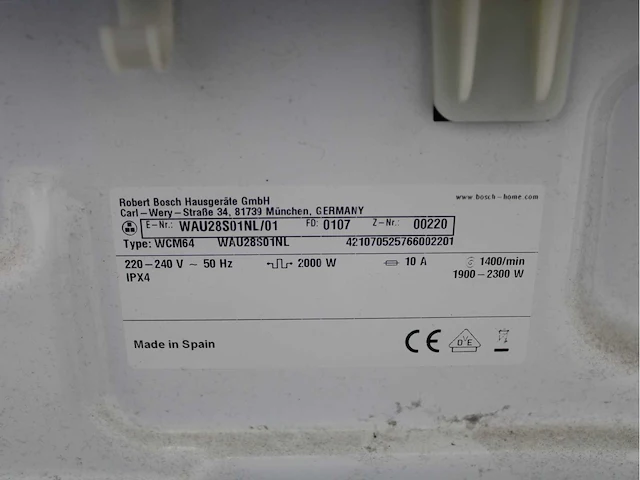 Bosch serie|6 i-dos ecosilence drive wasmachine & bosch serie|6 wasdroger - afbeelding 5 van  8
