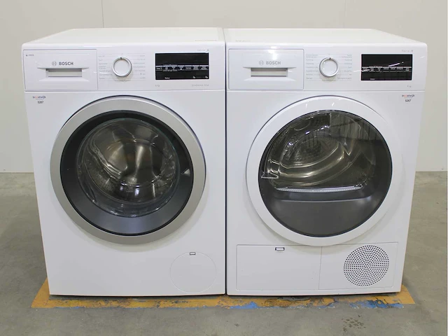 Bosch serie|6 i-dos ecosilence drive wasmachine & bosch serie|6 wasdroger - afbeelding 1 van  8