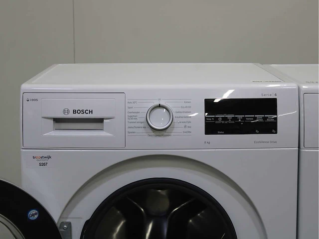 Bosch serie|6 i-dos ecosilence drive wasmachine & bosch serie|6 wasdroger - afbeelding 3 van  8