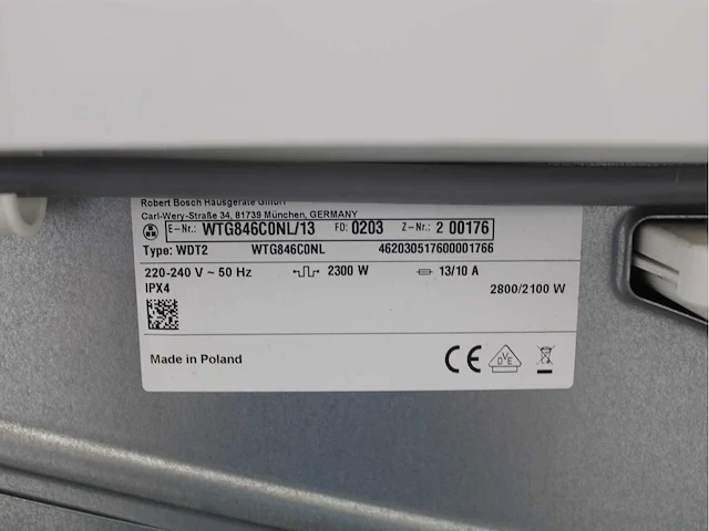 Bosch serie|6 i-dos ecosilence drive wasmachine & bosch serie|6 wasdroger - afbeelding 8 van  8