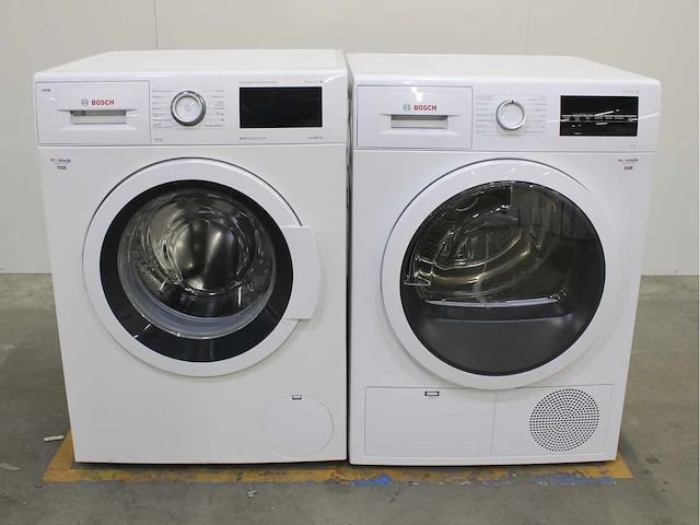 Bosch serie|6 i-dos ecosilence drive wasmachine & bosch serie|6 wasdroger - afbeelding 1 van  8