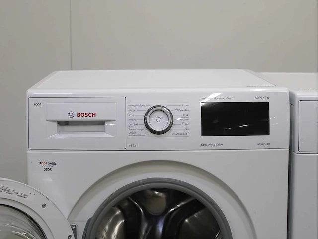 Bosch serie|6 i-dos ecosilence drive wasmachine & bosch serie|6 wasdroger - afbeelding 3 van  8