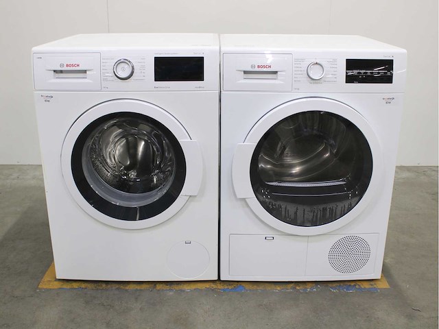 Bosch serie|6 i-dos ecosilence drive wasmachine & bosch serie|6 wasdroger - afbeelding 1 van  8