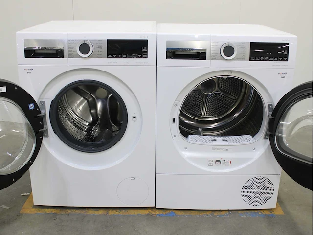 Bosch serie|6 iron assist ecosilence drive wasmachine & bosch serie|6 selfcleaning condenser wasdroger - afbeelding 2 van  8