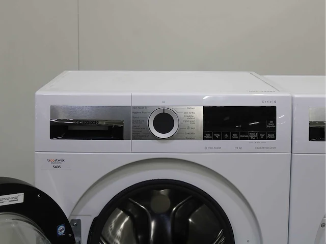 Bosch serie|6 iron assist ecosilence drive wasmachine & bosch serie|6 selfcleaning condenser wasdroger - afbeelding 3 van  8