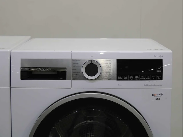 Bosch serie|6 iron assist ecosilence drive wasmachine & bosch serie|6 selfcleaning condenser wasdroger - afbeelding 6 van  8