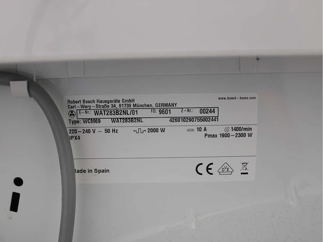 Bosch serie|6 kingstar 1400 ecosilence drive wasmachine & bosch serie|6 selfcleaning condenser wasdroger - afbeelding 5 van  8
