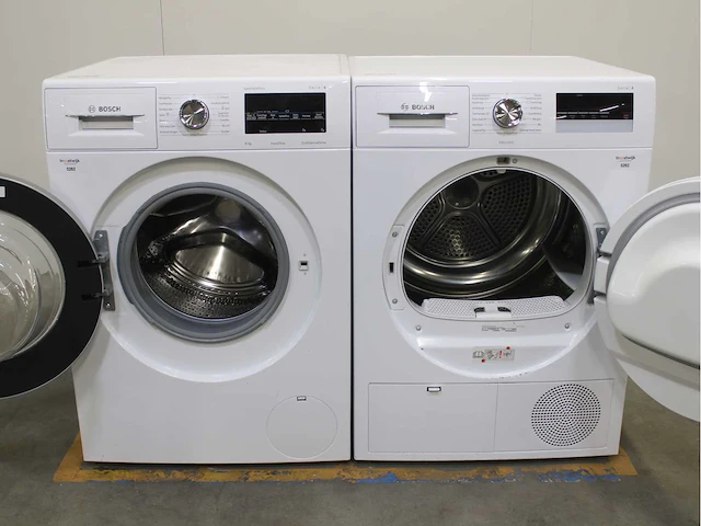 Bosch serie|6 sportsedition aquastop ecosilencedrive wasmachine & bosch serie|4 exclusiv wasdroger - afbeelding 2 van  8
