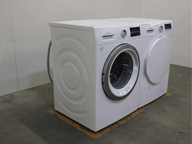 Bosch serie|6 sportsedition aquastop ecosilencedrive wasmachine & bosch serie|4 exclusiv wasdroger - afbeelding 4 van  8