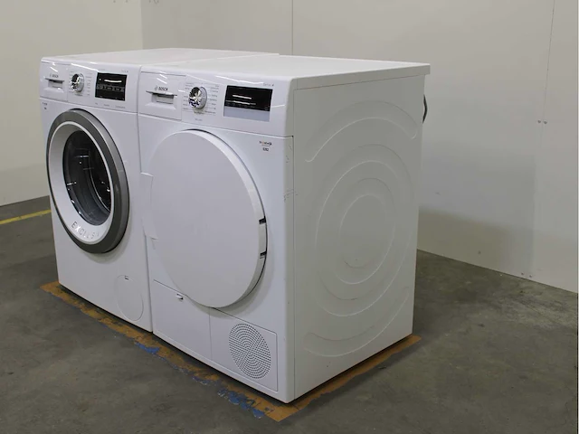 Bosch serie|6 sportsedition aquastop ecosilencedrive wasmachine & bosch serie|4 exclusiv wasdroger - afbeelding 7 van  8