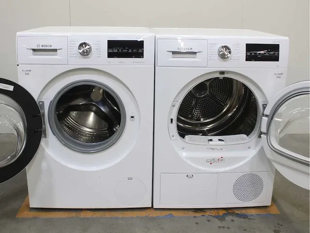Bosch serie|6 sportsedition aquastop ecosilencedrive wasmachine & bosch serie|6 droger - afbeelding 2 van  8