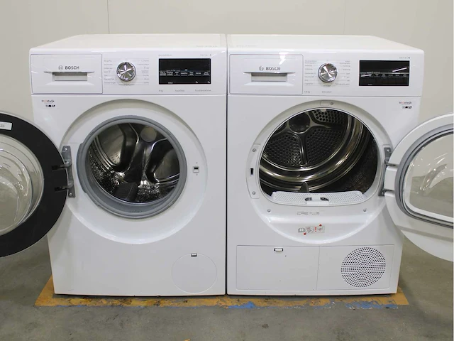 Bosch serie|6 sportsedition aquastop ecosilencedrive wasmachine & bosch serie|6 exclusiv wasdroger - afbeelding 2 van  8