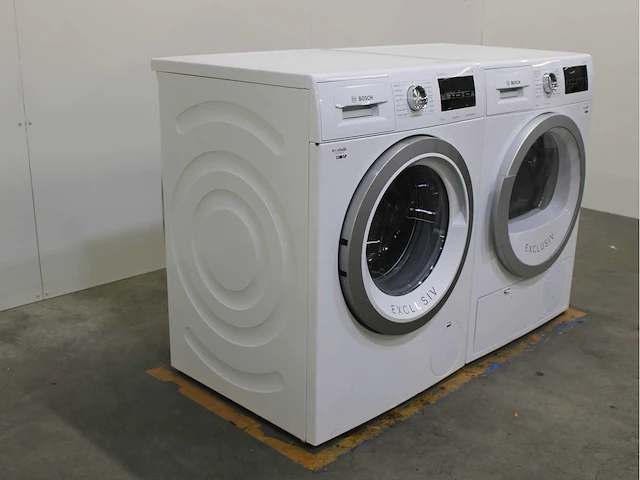 Bosch serie|6 sportsedition aquastop ecosilencedrive wasmachine & bosch serie|6 exclusiv wasdroger - afbeelding 4 van  8