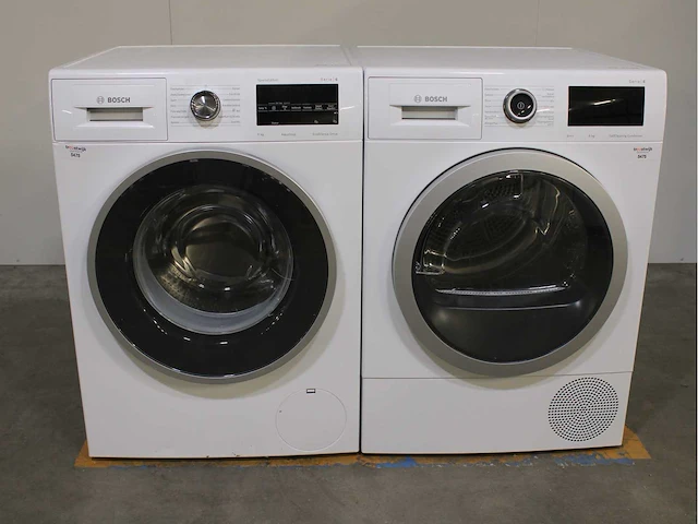 Bosch serie|6 sportsedition aquastop ecosilencedrive wasmachine & bosch serie|6 selfcleaning condenser wasdroger - afbeelding 1 van  8