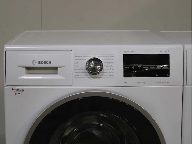 Bosch serie|6 sportsedition aquastop ecosilencedrive wasmachine & bosch serie|6 selfcleaning condenser wasdroger - afbeelding 3 van  8