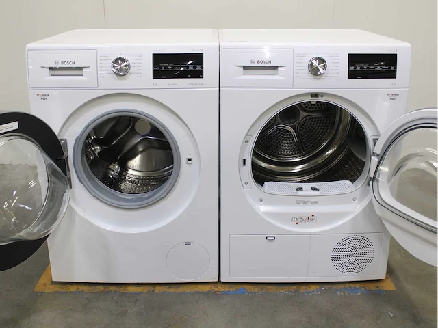Bosch serie|6 sportsedition aquastop ecosilencedrive wasmachine & bosch serie|6 wasdroger - afbeelding 2 van  8