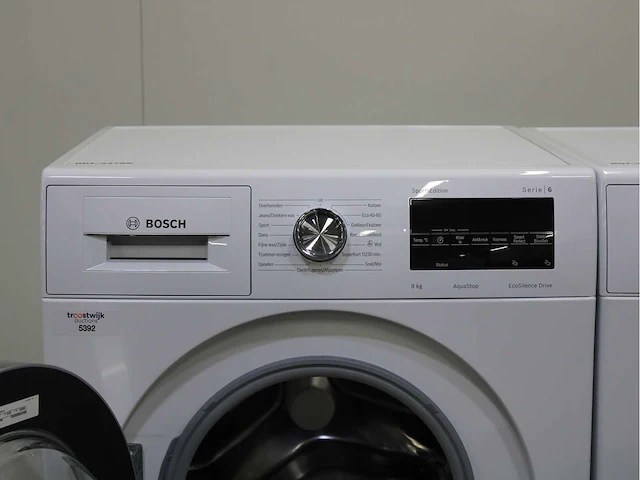 Bosch serie|6 sportsedition aquastop ecosilencedrive wasmachine & bosch serie|6 wasdroger - afbeelding 3 van  8