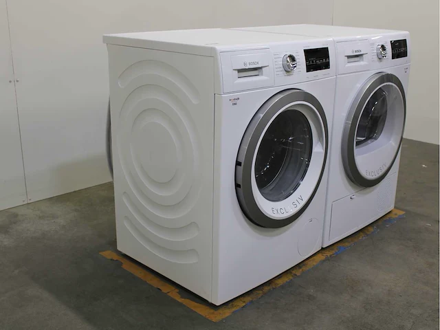 Bosch serie|6 sportsedition aquastop ecosilencedrive wasmachine & bosch serie|6 wasdroger - afbeelding 4 van  8