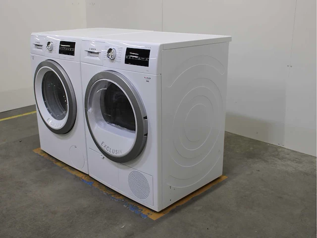 Bosch serie|6 sportsedition aquastop ecosilencedrive wasmachine & bosch serie|6 wasdroger - afbeelding 7 van  8