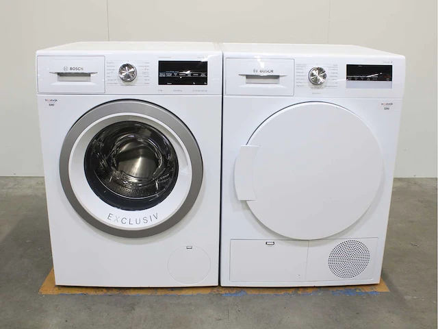 Bosch serie|6 sportsedition aquastop ecosilencedrive wasmachines & bosch serie|4 exclusiv wasdrogers - afbeelding 1 van  8