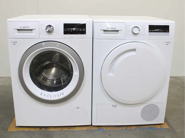 Bosch serie|6 sportsedition aquastop ecosilencedrive wasmachines & bosch serie|4 exclusiv wasdrogers - afbeelding 1 van  8