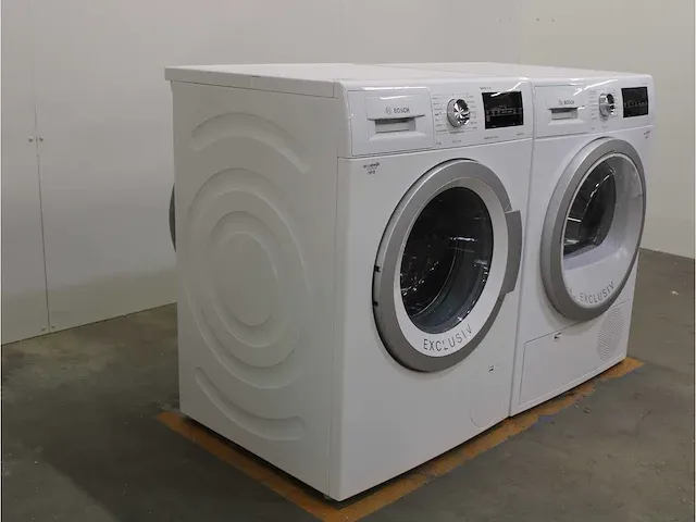 Bosch serie|6 sportsedition ecosilence drive exclusiv wasmachine & bosch serie|6 exclusiv droger - afbeelding 4 van  8