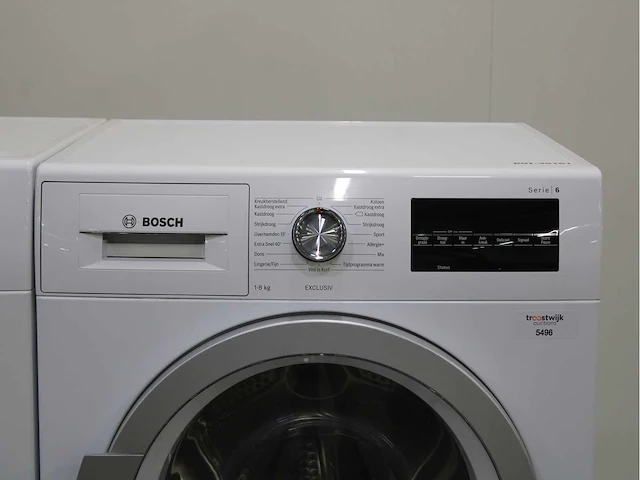 Bosch serie|6 sportsedition ecosilence drive exclusiv wasmachine & bosch serie|6 exclusiv wasdroger - afbeelding 6 van  8