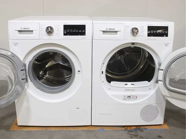 Bosch serie|6 sportsedition ecosilence drive exclusiv wasmachine & bosch serie|6 sportsedition selfcleaning condenser exclusiv droger - afbeelding 2 van  8