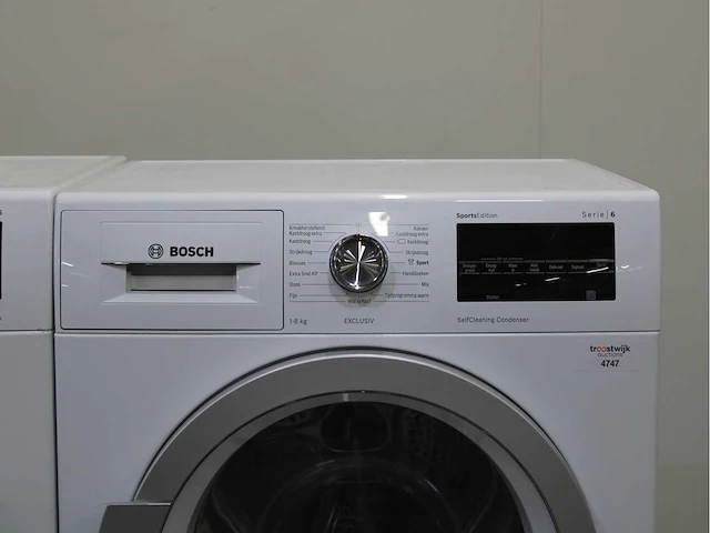 Bosch serie|6 sportsedition ecosilence drive exclusiv wasmachine & bosch serie|6 sportsedition selfcleaning condenser exclusiv wasdroger - afbeelding 6 van  8