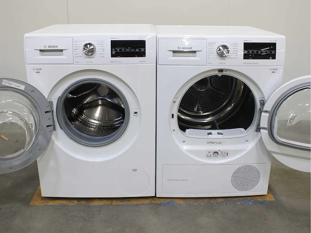 Bosch serie|6 sportsedition ecosilence drive exclusiv wasmachine & bosch serie|6 sportsedition selfcleaning condenser exclusiv wasdroger - afbeelding 2 van  8